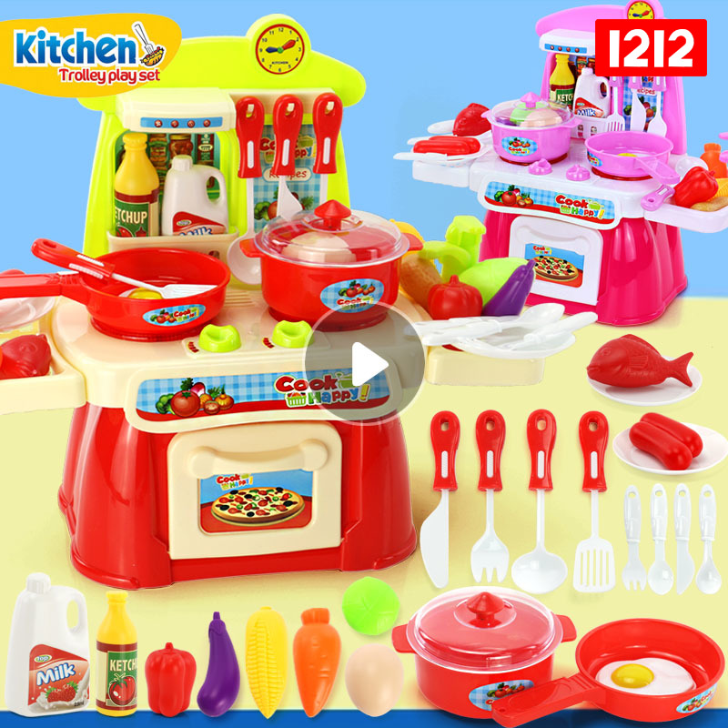 兒童廚房過家家2-3-6-4以上5歲小孩子伶女孩女童寶寶益智北美玩具