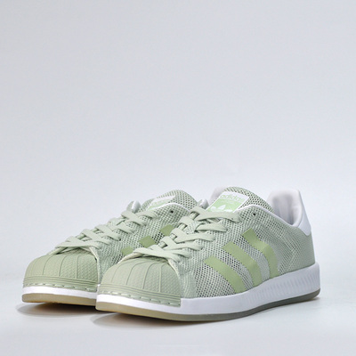 adidas/ 三叶草 男子呼吸透气 贝壳头板鞋 BB2940原单