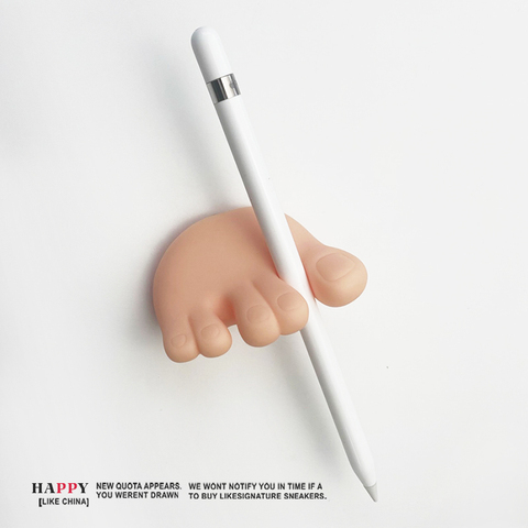 Cute Funny Toe Pen / Earphones / Cable Holder / Kickstand – Accessories Phone Case