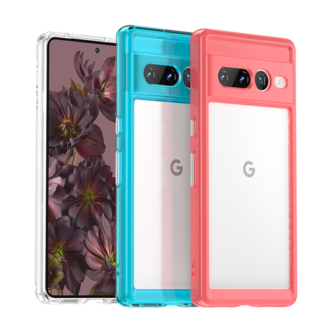 TPU Soft Acrylic 7, 7 Pro Google Pixel Phone Case