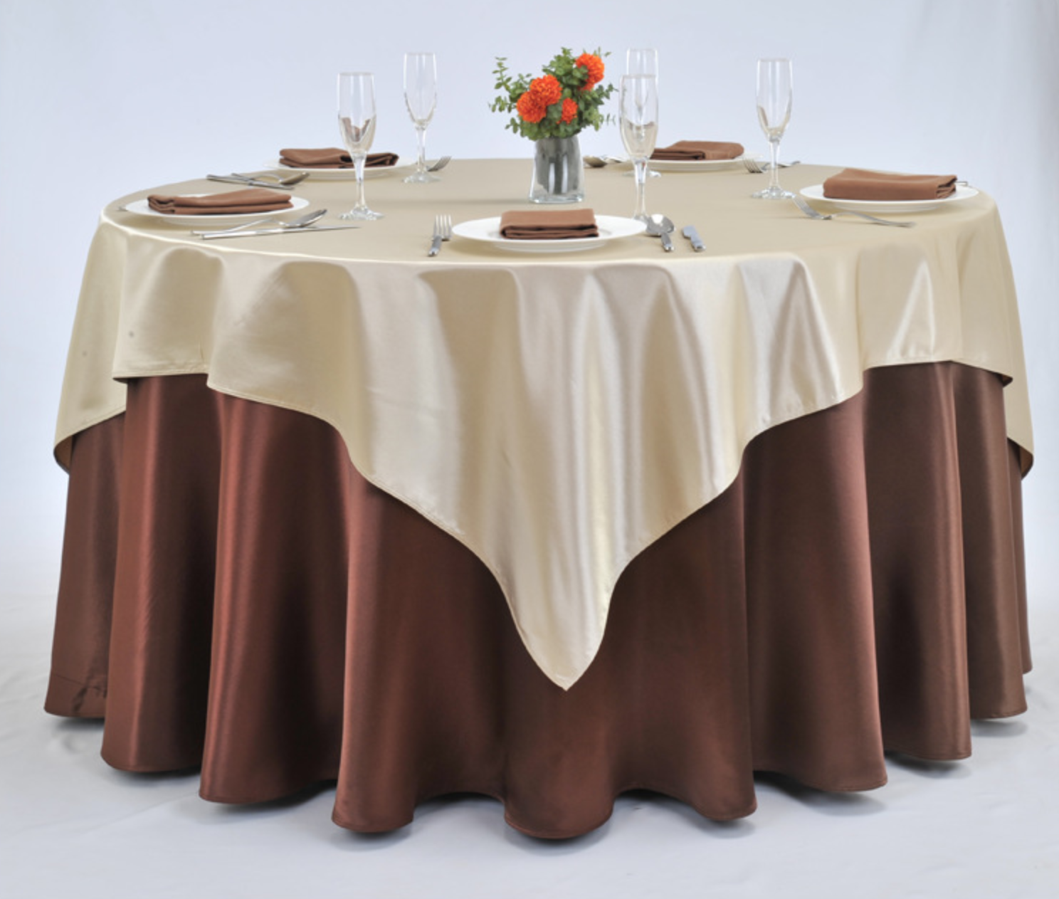hotel tablecloth hotel tablecloth round tablecloth dining tablecloth fabric satin champagne brown tablecloth customization