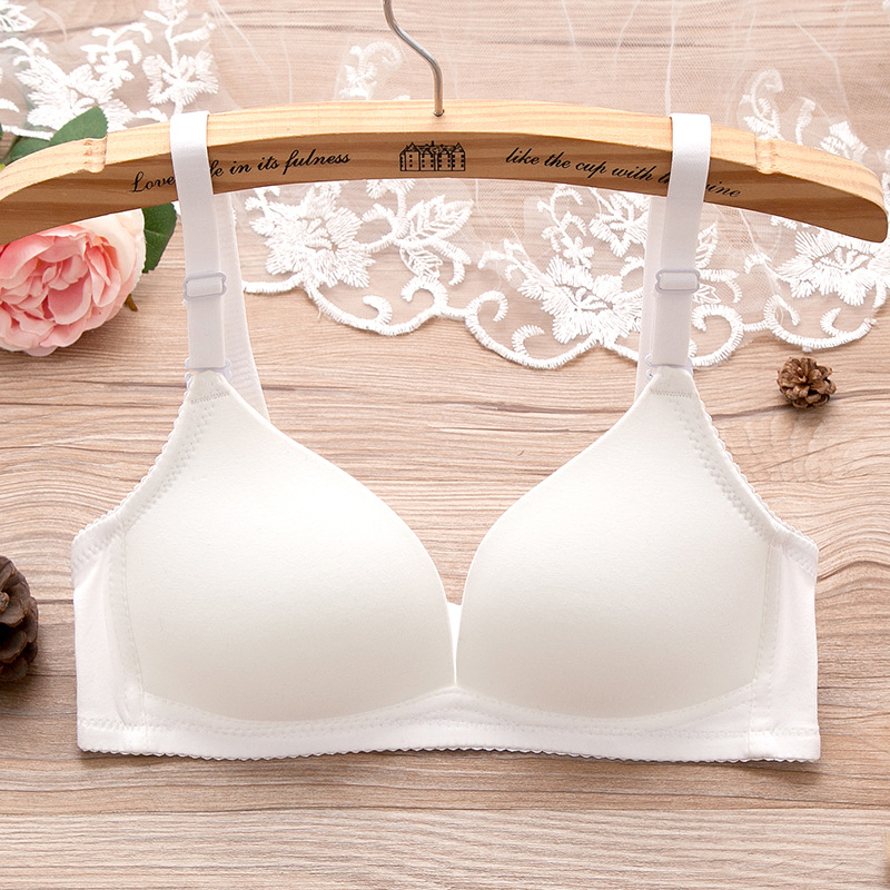non filaire adolescent soutien-gorge de coton mince d'été de rassembler japonais sous-vêtements blancs de la femelle haute école, les élèves des petites bra non filaire adolescent soutien-gorge de coton mince d'été de rassembler japonais sous-vêtements blancs de la femelle haute école, les élèves des petites bra