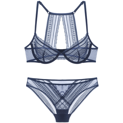 女人的秘密性感法式蕾丝前扣美背超薄款文胸套装透视内衣女夏胸罩-淘宝网 女人的秘密性感法式蕾丝前扣美背超薄款文胸套装透视内衣女夏胸罩-淘宝网