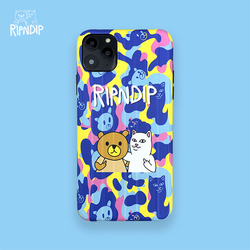 Unique Cool Phone Cases Covers Ripndip Illustration Groovy Camouflage Silicone Tpu Iphone 11 Iphone 11 Pro Iphone 11 Pro Max Iphone Xr Iphone Xs Max Iphone X Iphone Xs Iphone 8