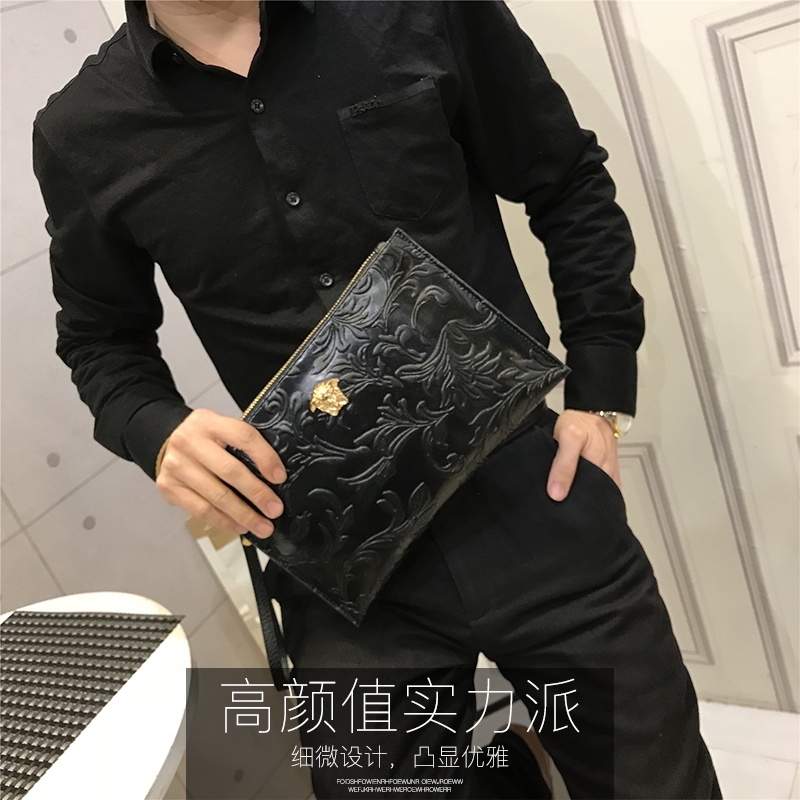 sacs à main hommes 2019 nouvelle méduse sac d'embrayage d'hommes d'affaires de grande capacité, ce sac à main clip de sac enveloppe en cuir souple sac sacs à main hommes 2019 nouvelle méduse sac d'embrayage d'hommes d'affaires de grande capacité, ce sac à main clip de sac enveloppe en cuir souple sac