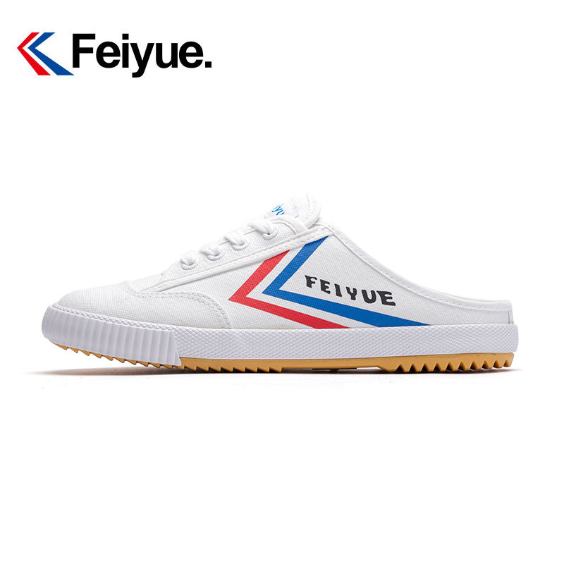 feiyue saut à un véritable français version européenne de petit blanc chaussures paresseux de la moitié de glisser chaussures de toile de l'académie de marée pays des marchandises pour les hommes et les femmes 506 feiyue saut à un véritable français version européenne de petit blanc chaussures paresseux de la moitié de glisser chaussures de toile de l'académie de marée pays des marchandises pour les hommes et les femmes 506