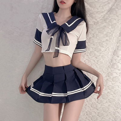 性感可爱*学院风* JK制服衬衫短袖 宽松水手领少女日系学生套装-淘宝网 性感可爱*学院风* JK制服衬衫短袖 宽松水手领少女日系学生套装-淘宝网