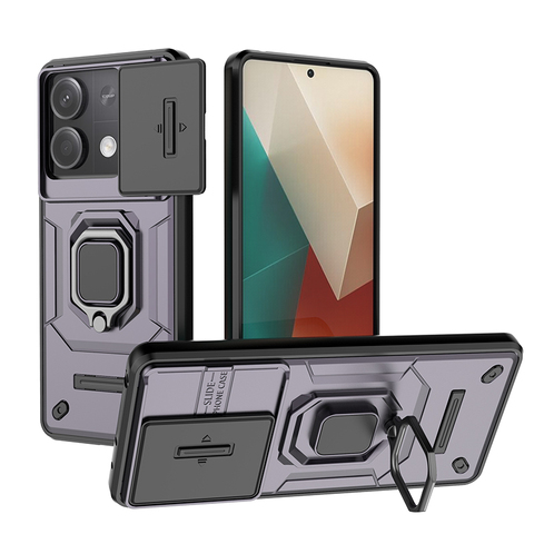 Purple — Camera Lens Protection Tough Shockproof Drop Resistant Airbag 4 Corner Shock Absorbing Ring Finger Holder Kickstand