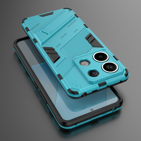 Blue — Tough Shockproof Kickstand Function Note 13, Note 13 Pro, Note 13 Pro+ Phone Case