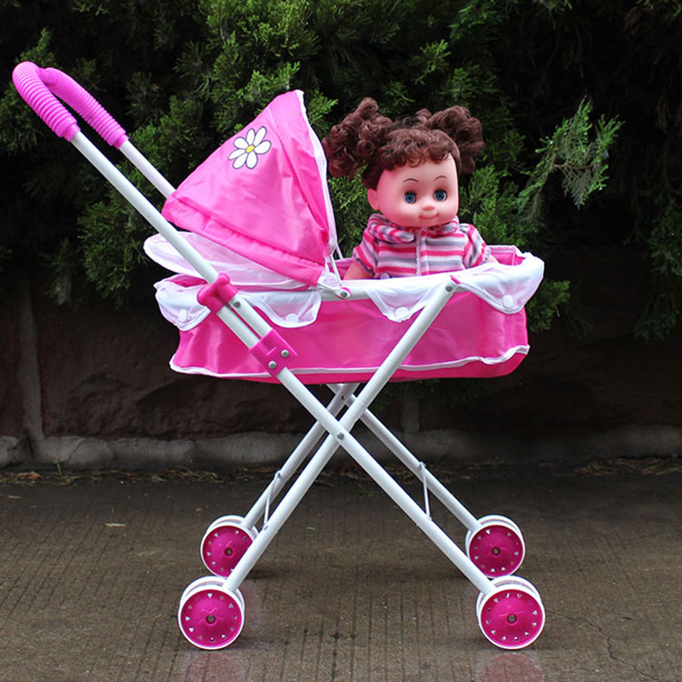 兒童玩具推車娃娃女童女孩過家家玩具手推車玩具嬰兒寶寶小推車