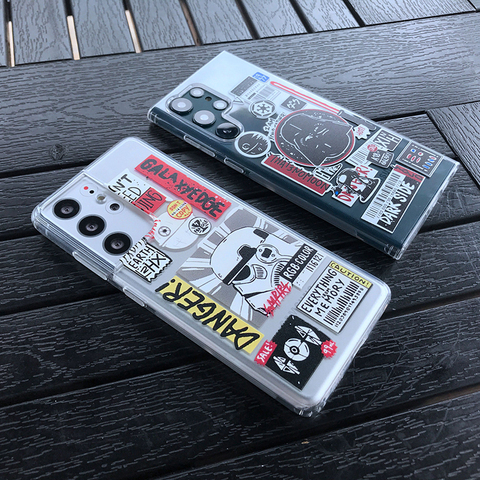 Star Wars Stormtrooper Darth Vader Retro Sticker Samsung Phone Case