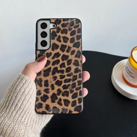 Chic Girls Phone Cases Covers Leopard Print Pattern Stylish Galaxy S22, Galaxy S22 Plus, Galaxy S22 Ultra, Galaxy S21, Galaxy S21 Plus, Galaxy S21 Ultra,