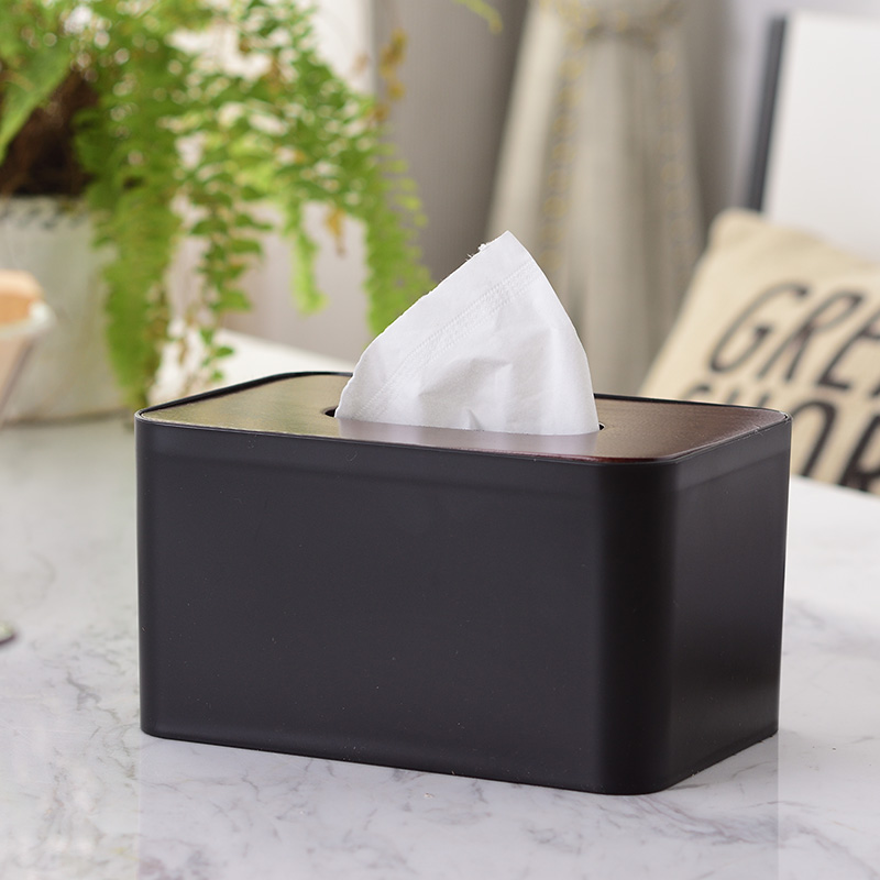 household hotel dining room solid wood cover oak cover tissue box paper extraction box toilet car in northern europe simple tissue box