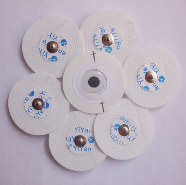 【冲皇冠】ecg 成人电极片/无纺布电极/50mm导联贴片/心电电极