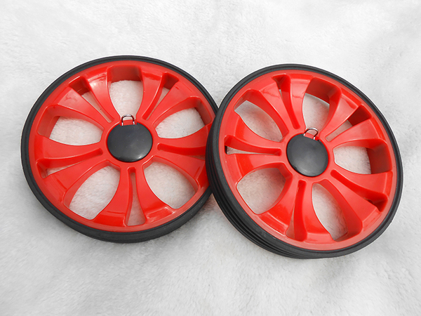 购物车配件轮子便携买菜车轮小推车手拉车耐磨静音轮新款一对包邮