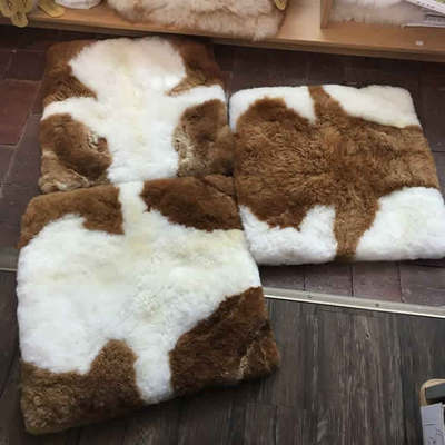 新西兰羊驼毛毯子 驼羊皮垫坐垫沙发垫汽车座