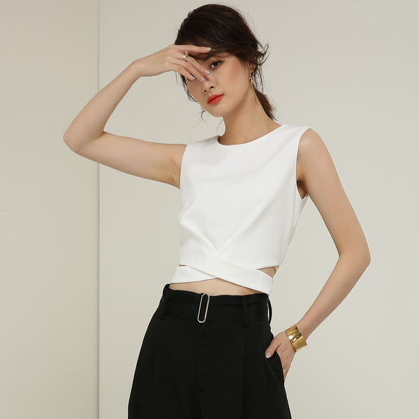 短款上衣女夏季2017新款潮修身t恤背心高腰衣服百搭露脐装打底衫