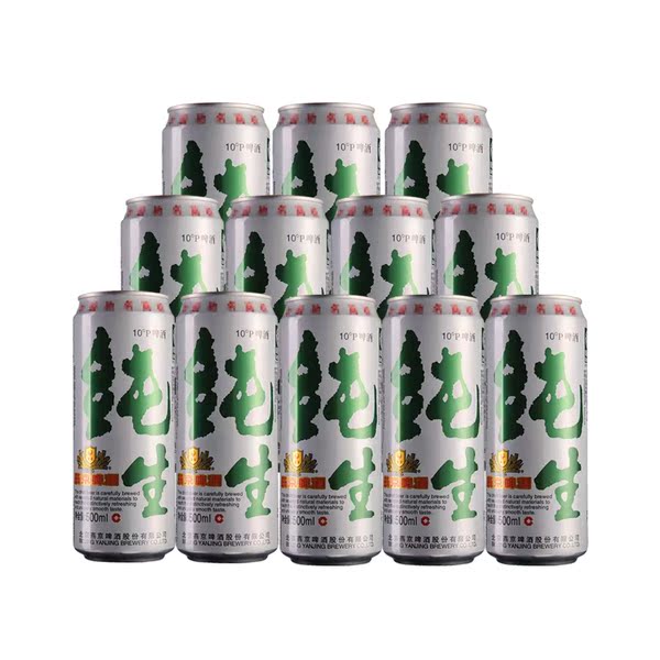 酒仙网 燕京纯生啤酒500ml*12听/罐 10度