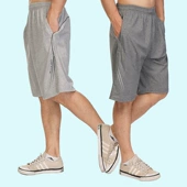 Quần bó sát nam bằng vải cotton nam mùa hè mỏng thể thao quần rộng kích thước lớn chạy thẳng quần quần nam - Quần thể thao