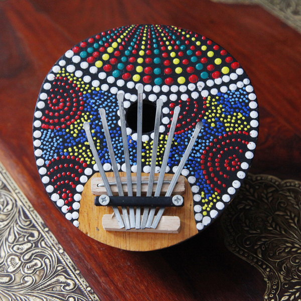 椰子壳拇指琴七音特色手工艺钢琴礼物卡琳巴包邮礼品