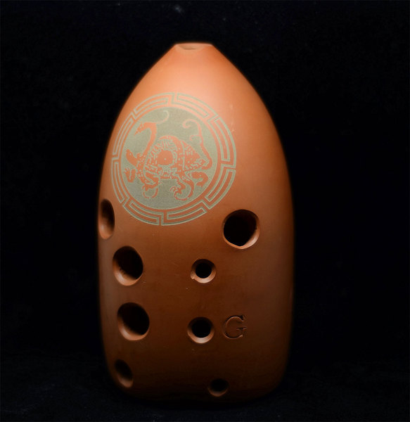 专业演奏乐器埙*十孔极品红陶埙*高温埙*可水洗*吸水性强不积水