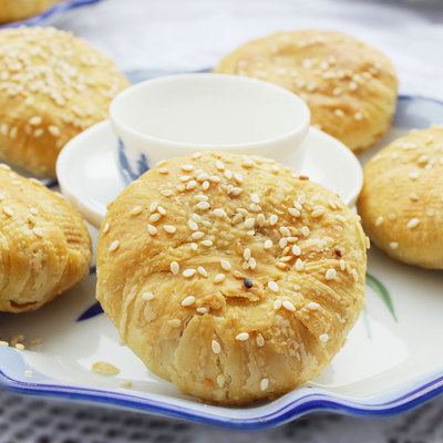 【甜味】浙江特色小吃 金华特产甜酥饼 干糕点单只独立装25克10只