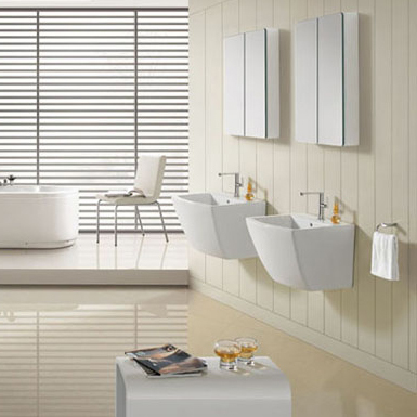 大卫伯爵卫浴 挂墙式洗脸盆/洗手盆/ 陶瓷洗面盆挂盆挂式