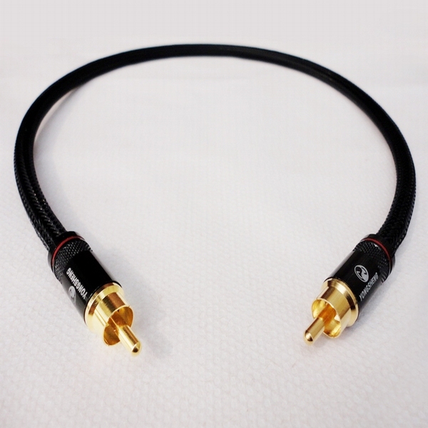 发烧音频线 七彩虹c4专用同轴线 75欧 日本佳耐美数字同轴线