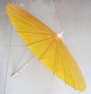 泸州油纸伞 防雨 防晒 舞蹈 油纸伞古典传统 装饰 礼品 黄色