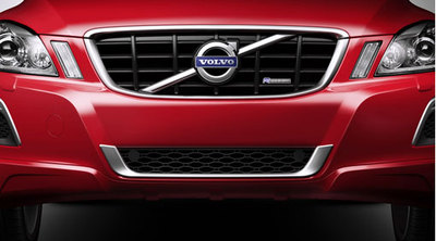 volvo|沃尔沃原装进气格栅装饰条 xc60 rd版改装中网机盖饰条套件