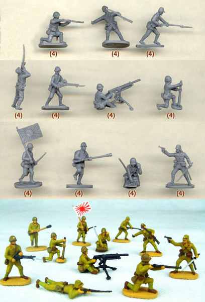 二战日本兵人模型图片