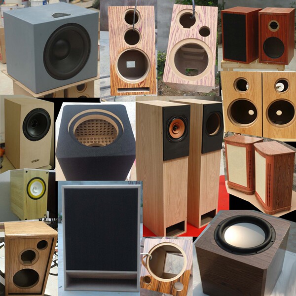 定做定制3 4 5 6.5 8 10 12 15寸书架迷宫落地低音炮全频空音箱