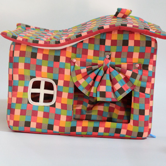 带窗帘狗窝冬房子包邮可拆洗宠物狗房子泰迪狗窝狗房子猫窝棉窝