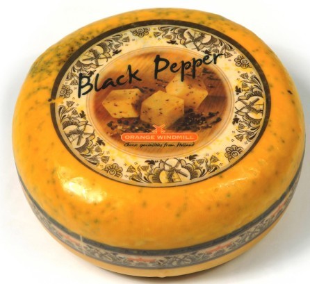 荷兰黑胡椒奶酪/芝士dutch black pepper cheese 200g分装 配红酒