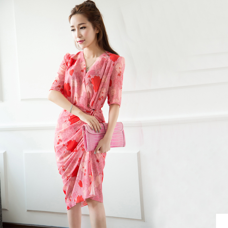 FENDAS 微开叉 裹身连衣裙 ¥399