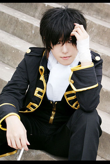 包邮银魂cosplay服装 真选组真选组队服 冲田总悟衣服套装送眼罩