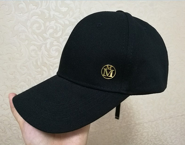 2016夏天新品m字母m标遮阳防晒时尚鸭舌帽度假棒球帽休闲情侣帽子