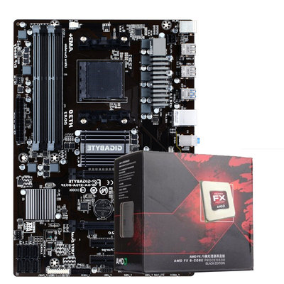 gigabyte/技嘉 970a-ds3p主板 fx8350套包
