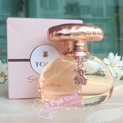 tous 性感觸覺粉紅親親桃絲熊女士香水30ml 50ml 100ml 帶吊墜