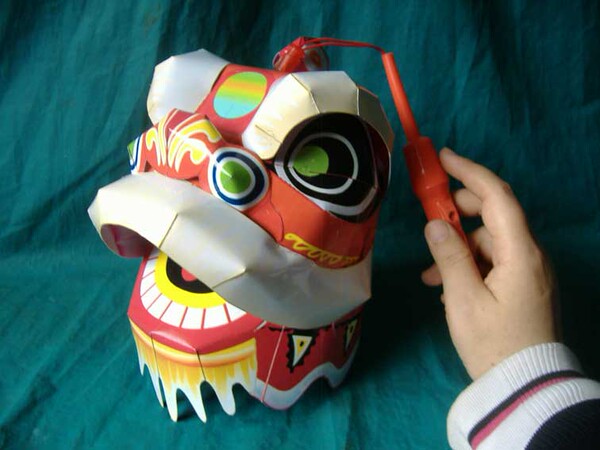 灯笼diy材料包中秋儿童手提大号狮子花灯元宵手工自制暖场春节