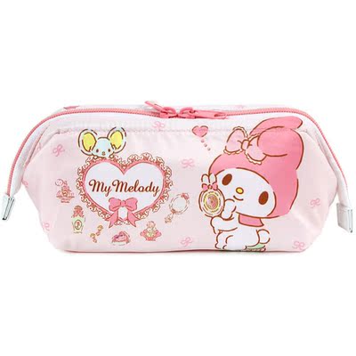 日本代购sanrio my melody美乐蒂限量款笔袋化妆包收纳包
