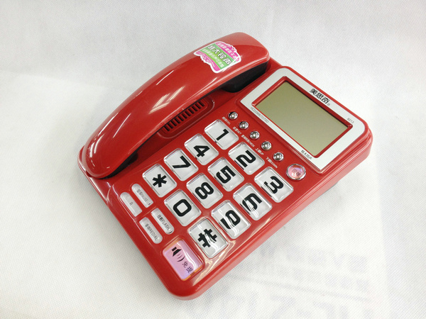 美思奇8013 电话机 老人电话 有绳座机 大按键 大铃声 大屏幕