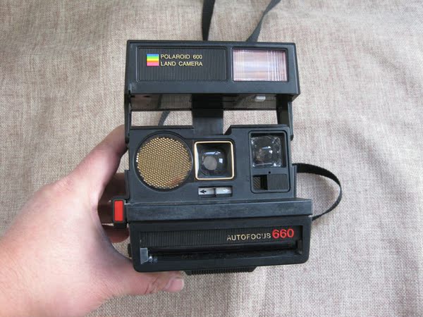 宝丽来 auto focus 660 一次成像相机 拍立得 实物拍摄