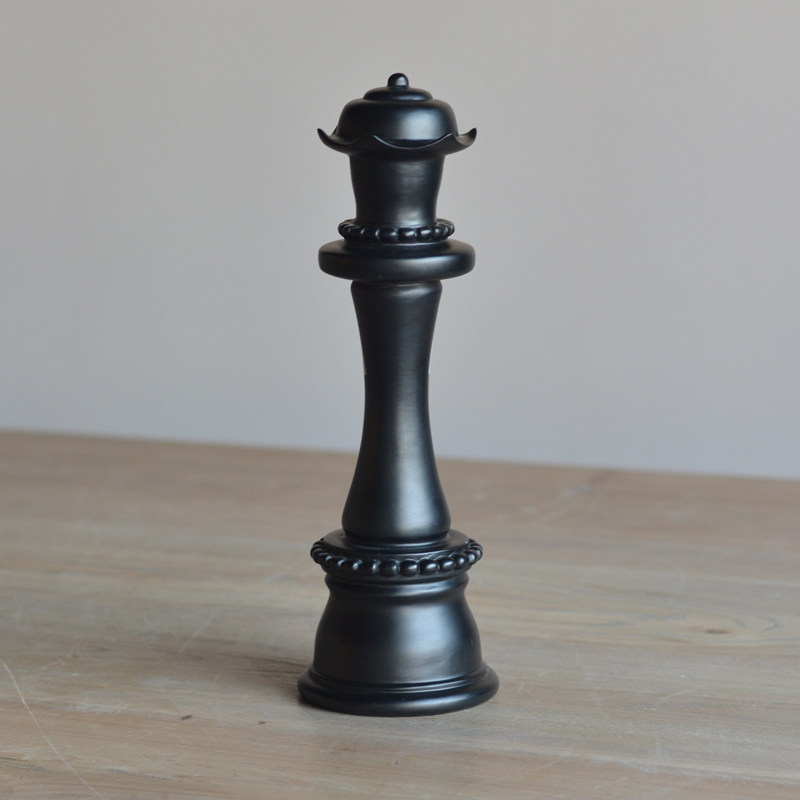 欧美式风格国际象棋造型树脂摆件 客厅酒柜电视柜办公室软装饰品