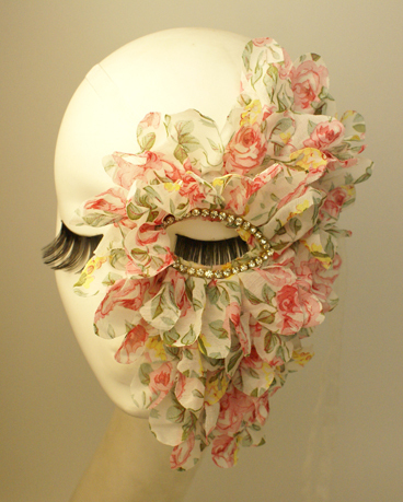 万圣节蕾丝碎花派对假面半边脸美女面具半脸化妆舞会公主聚会舞蹈