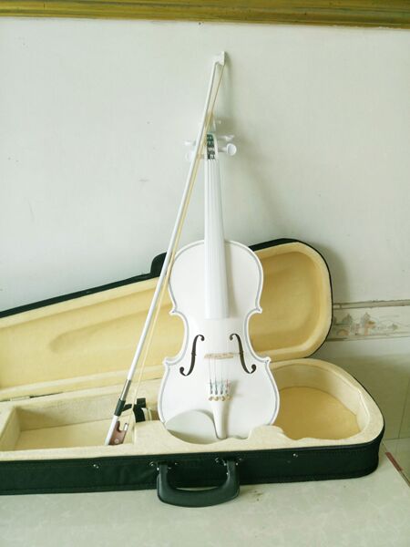 非常精致的纯白色小提琴装饰和演奏的佳品全套126元多省包邮