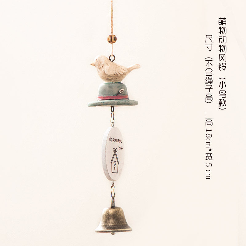 创意女生风铃挂饰 日式家居龙猫铃铛挂件 卧室门饰儿童房生日礼品