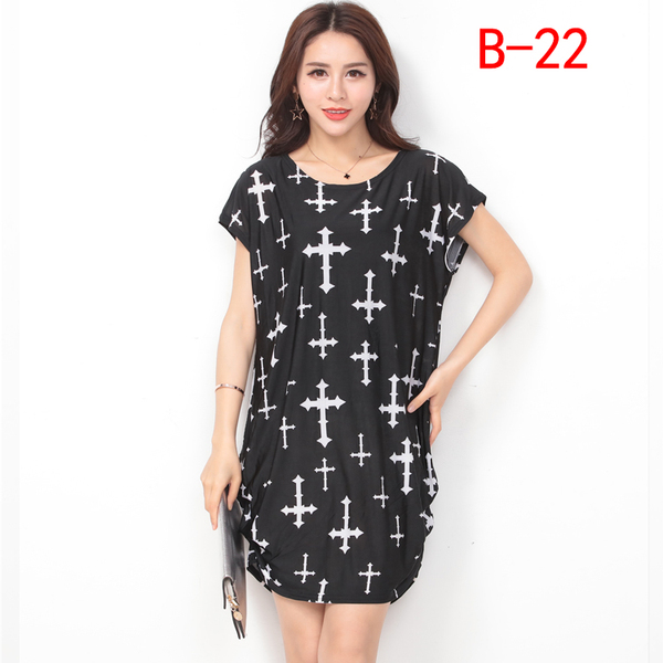 夏季女连衣裙批睡衣冰丝裙大码女装宽松胖mm孕妇装中长款连衣裙