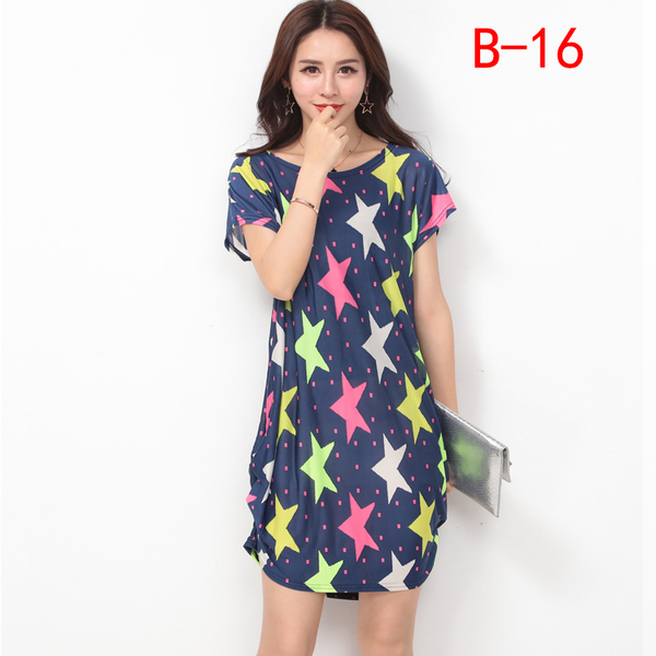 夏季女连衣裙批睡衣冰丝裙大码女装宽松胖mm孕妇装中长款连衣裙