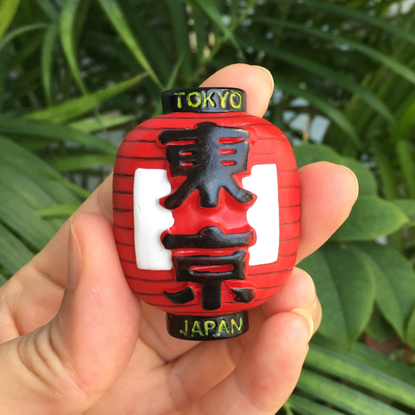 【特价】日本冰箱贴 东京旅游纪念品 日系灯笼款立体树脂磁铁磁贴